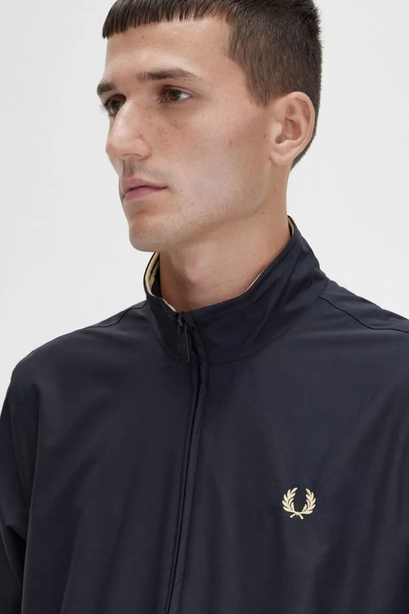 fred perry brentham herrjackor svarta