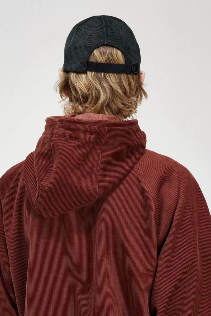 fred perry manschettjacka herr whiskybrun