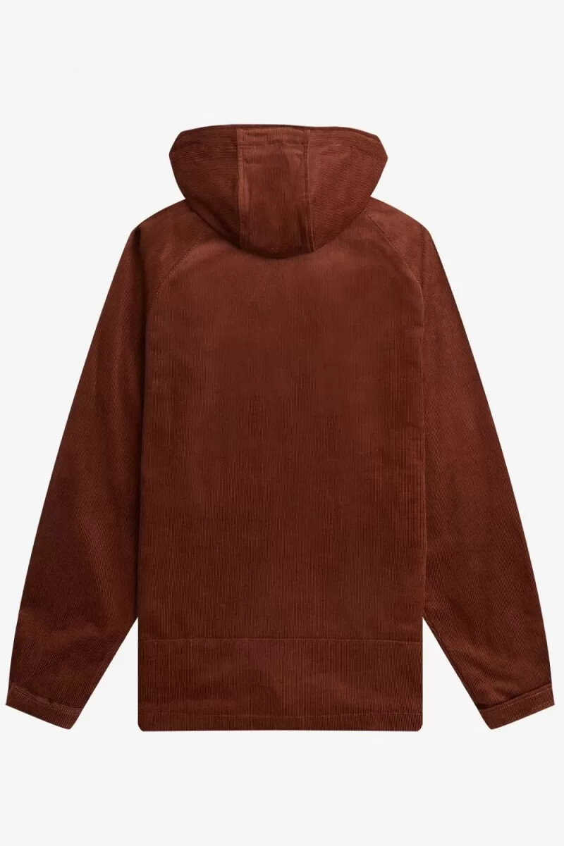 fred perry manschettjacka herr whiskybrun