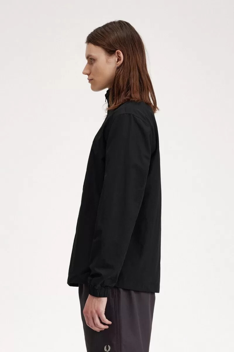 fred perry woven track herrjackor svarta