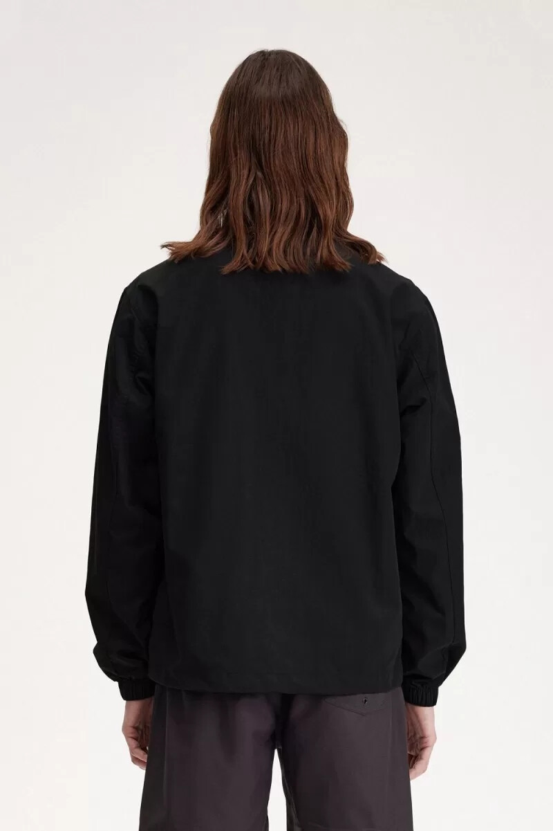 fred perry woven track herrjackor svarta