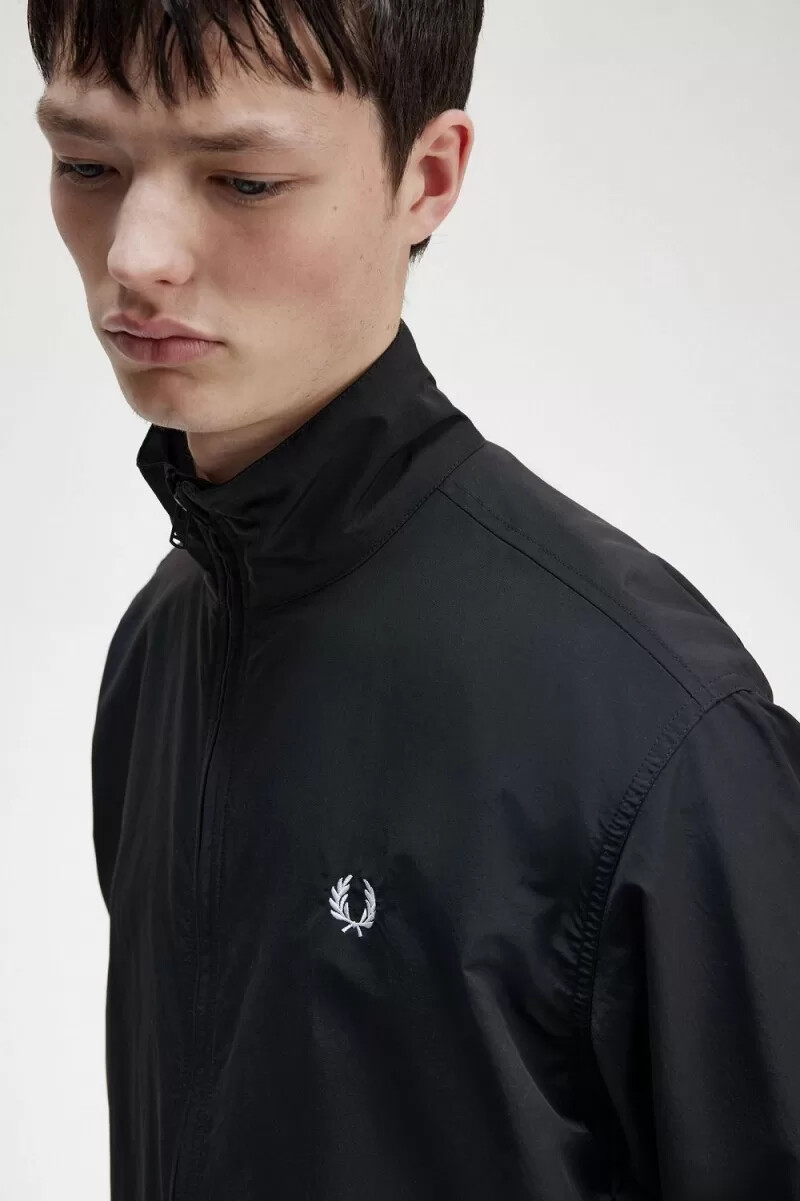 fred perry woven track herrjackor svarta