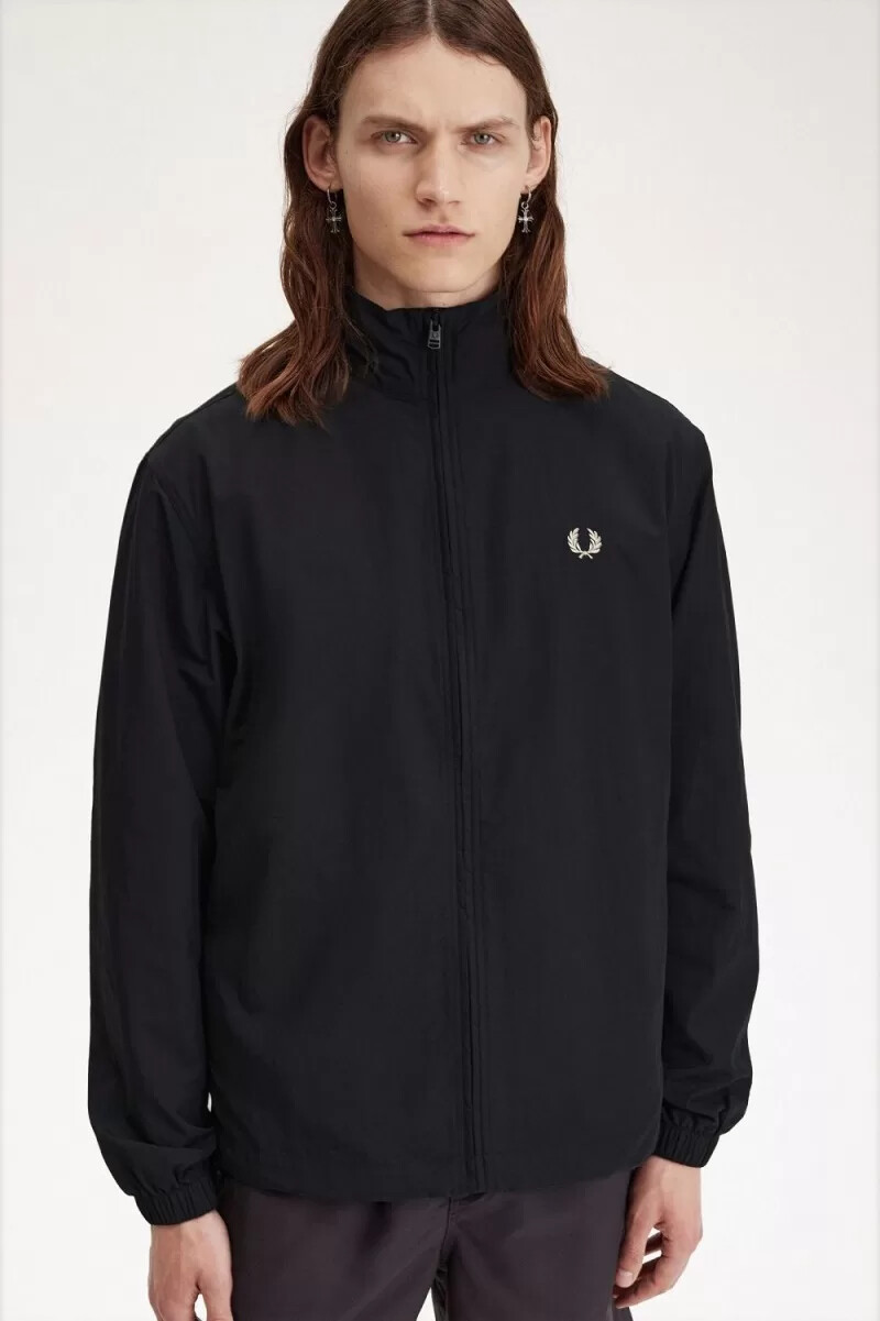 fred perry woven track herrjackor svarta