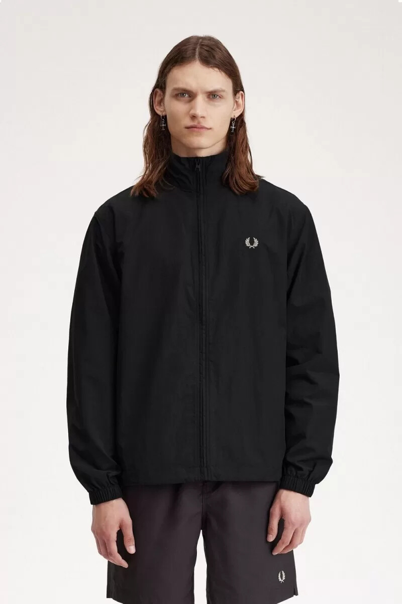 fred perry woven track herrjackor svarta