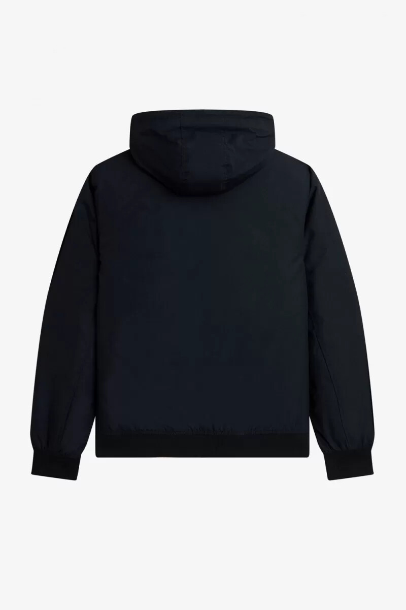 fred perry vadderade brentham herrjackor svarta gunmetal