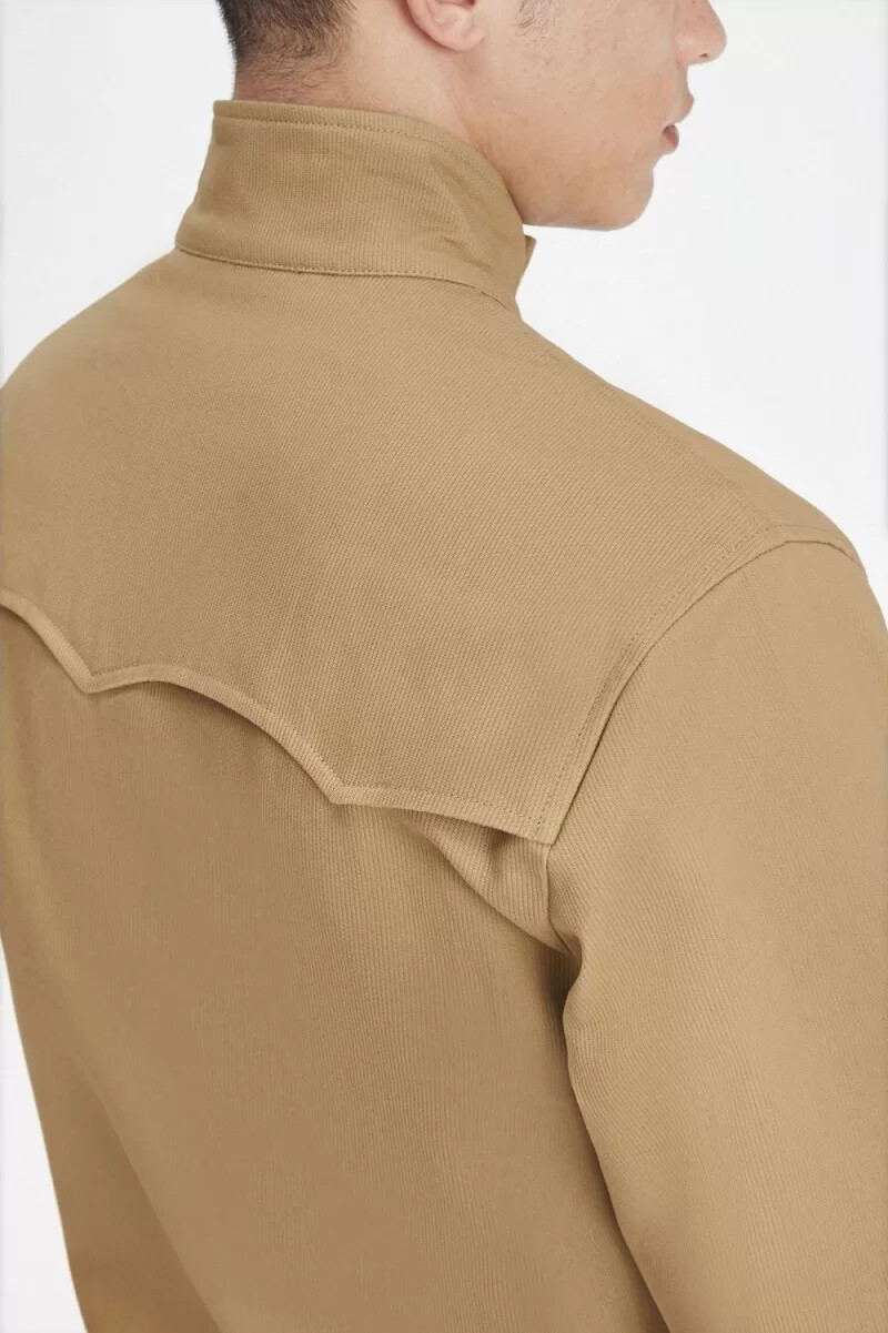 fred perry corduroy harrington herrjackor grön