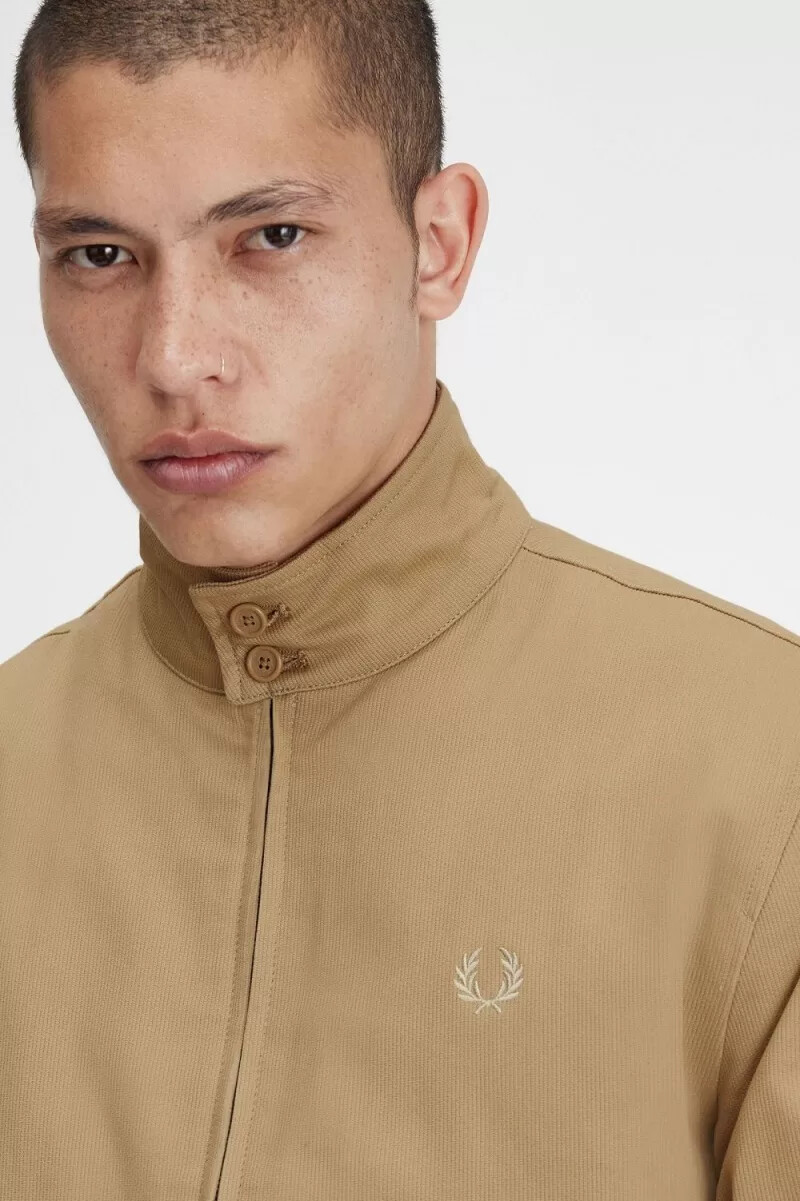fred perry corduroy harrington herrjackor grön