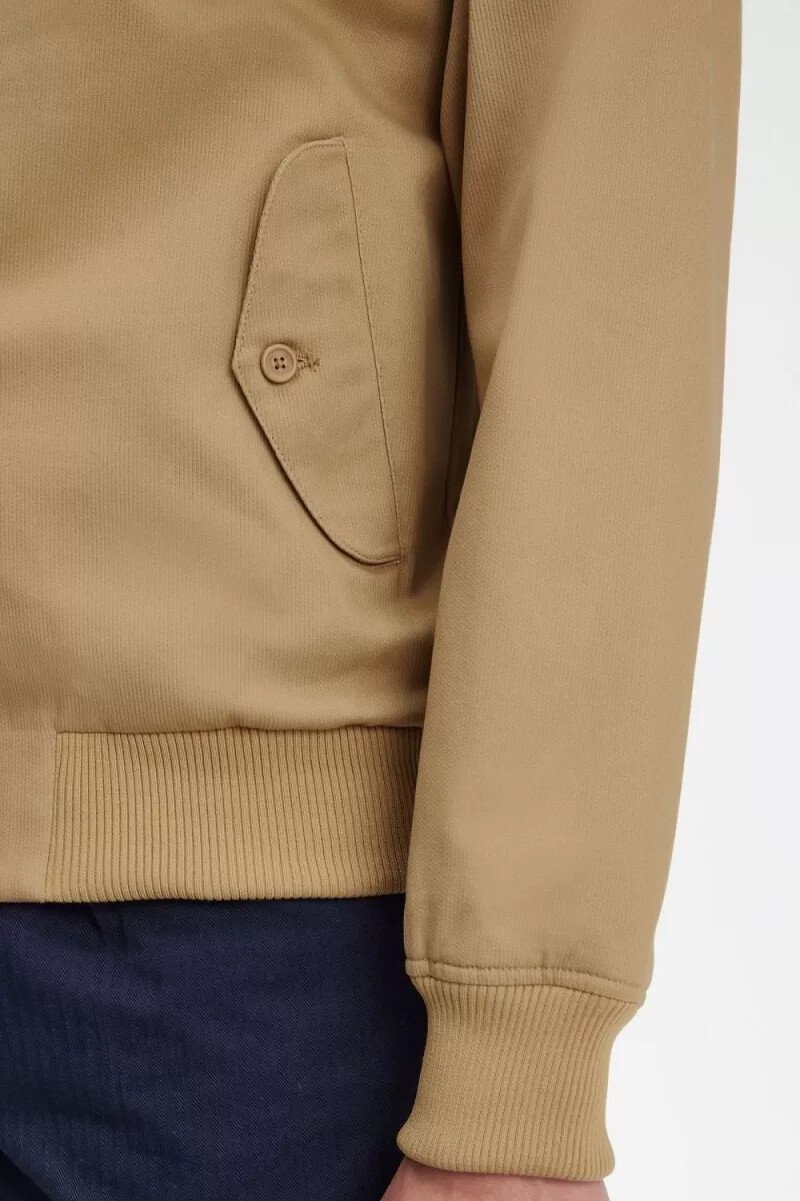 fred perry corduroy harrington herrjackor grön