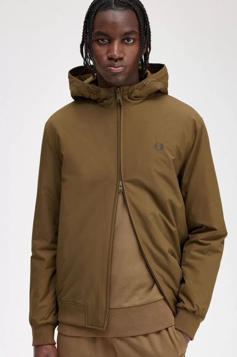 fred perry vadderade brentham herrjackor bruna
