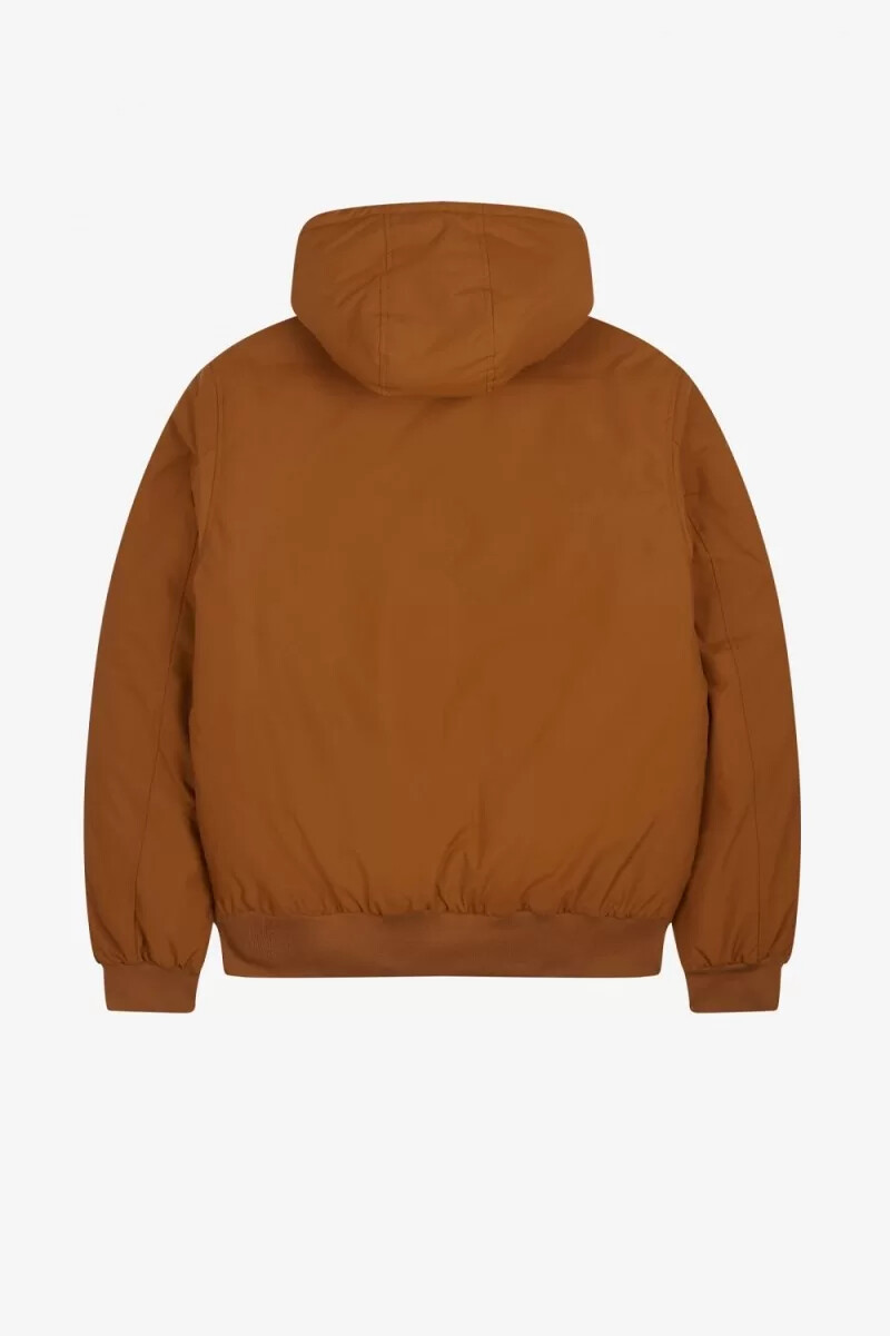 fred perry vadderade brentham herrjackor mörk kaffe