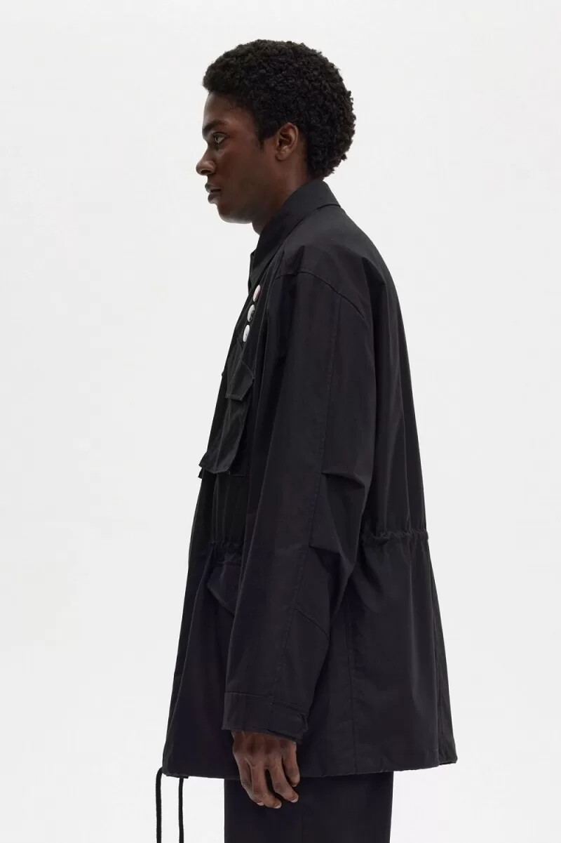 fred perry utility herrjackor svarta