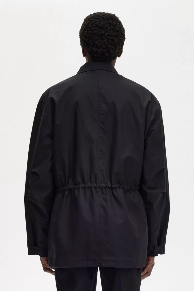 fred perry utility herrjackor svarta