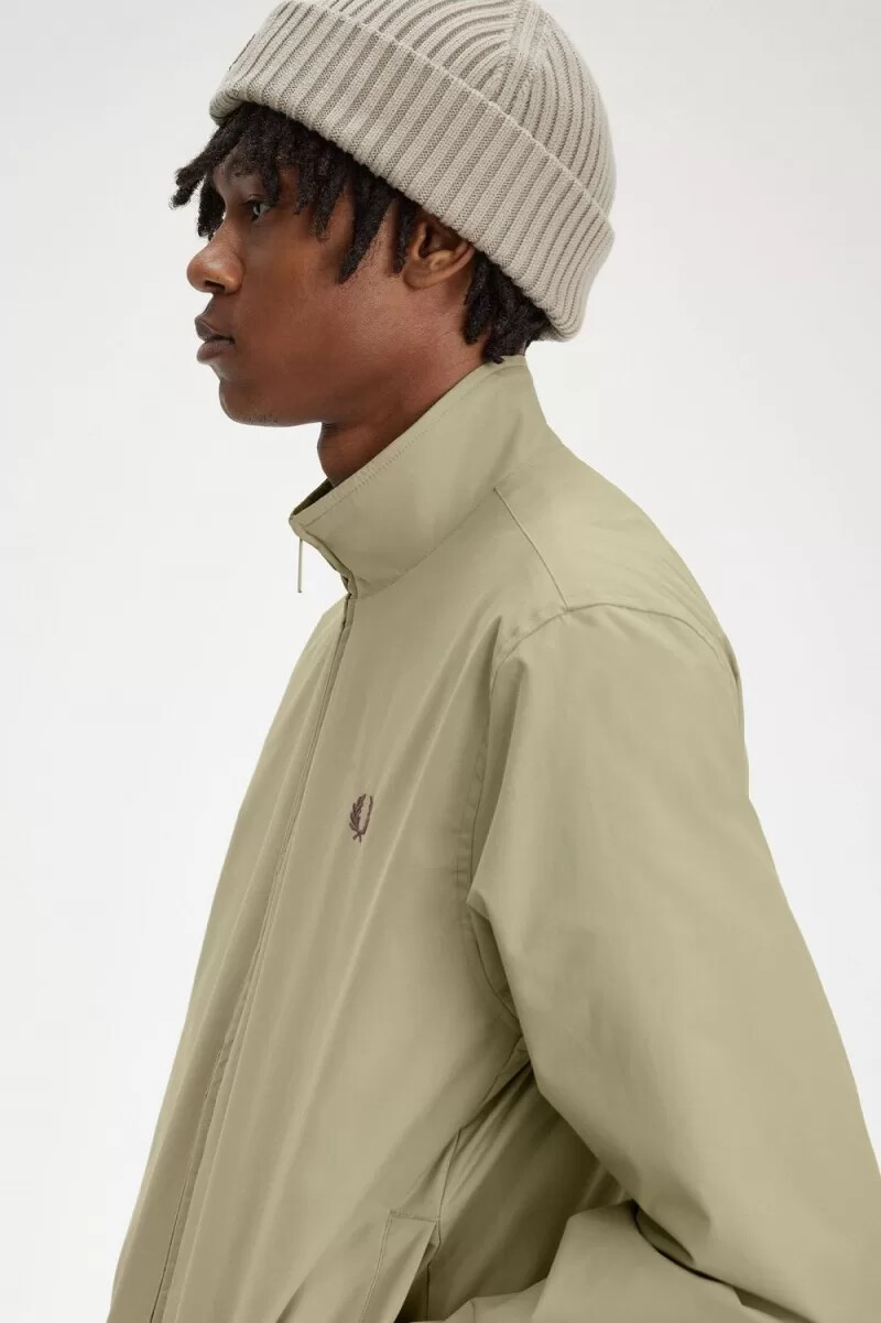 fred perry brentham herrjackor varm grå