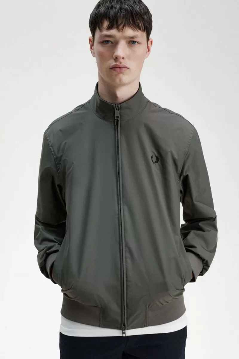 fred perry brentham herrjackor field green