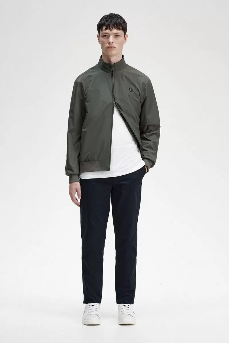fred perry brentham herrjackor field green
