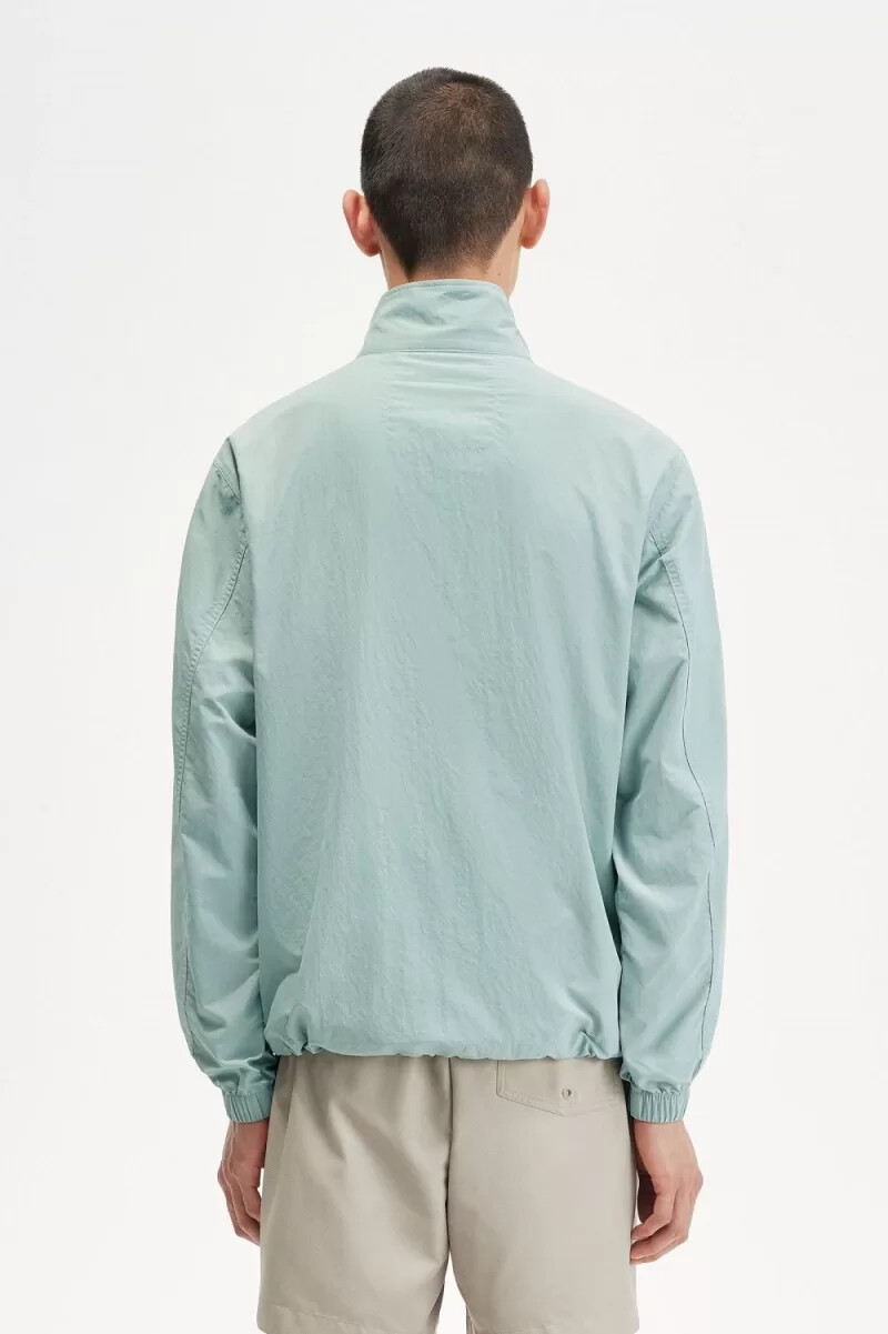 fred perry woven track herrjackor silverblå