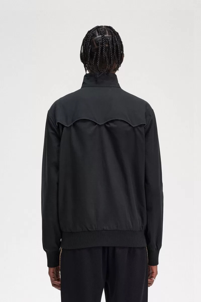 fred perry harrington herrjackor svarta
