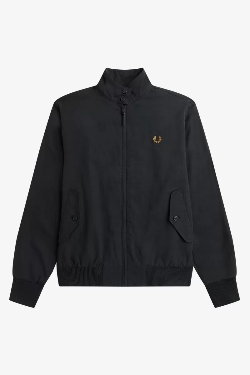 fred perry harrington herrjackor svarta