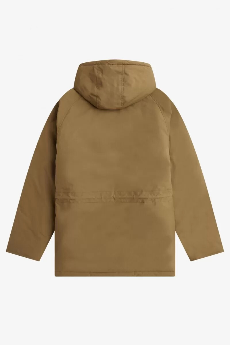 fred perry vadderade dragkedja herrjackor bruna