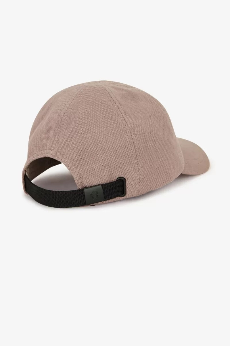 fred perry classic pique herrkeps mörkrosa svart