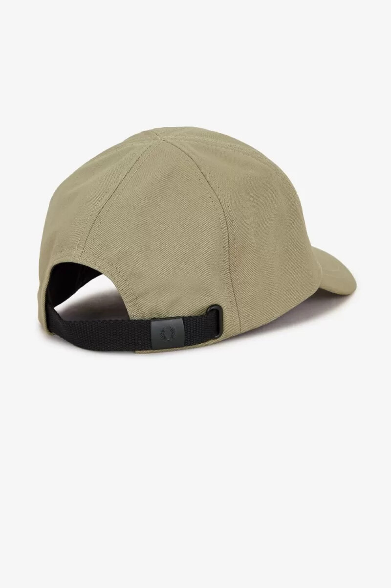 fred perry graphic branded twill herrkeps varmgrå