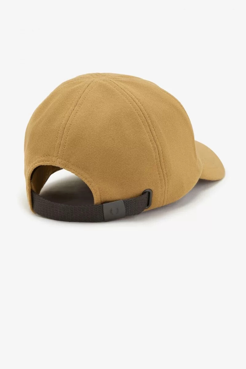 fred perry classic pique herrkeps mörk kaffe svart