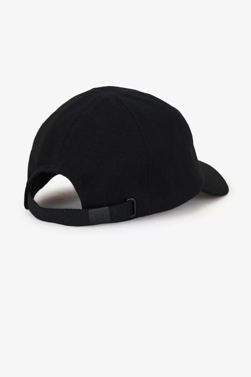 fred perry classic pique herrkeps svart grön