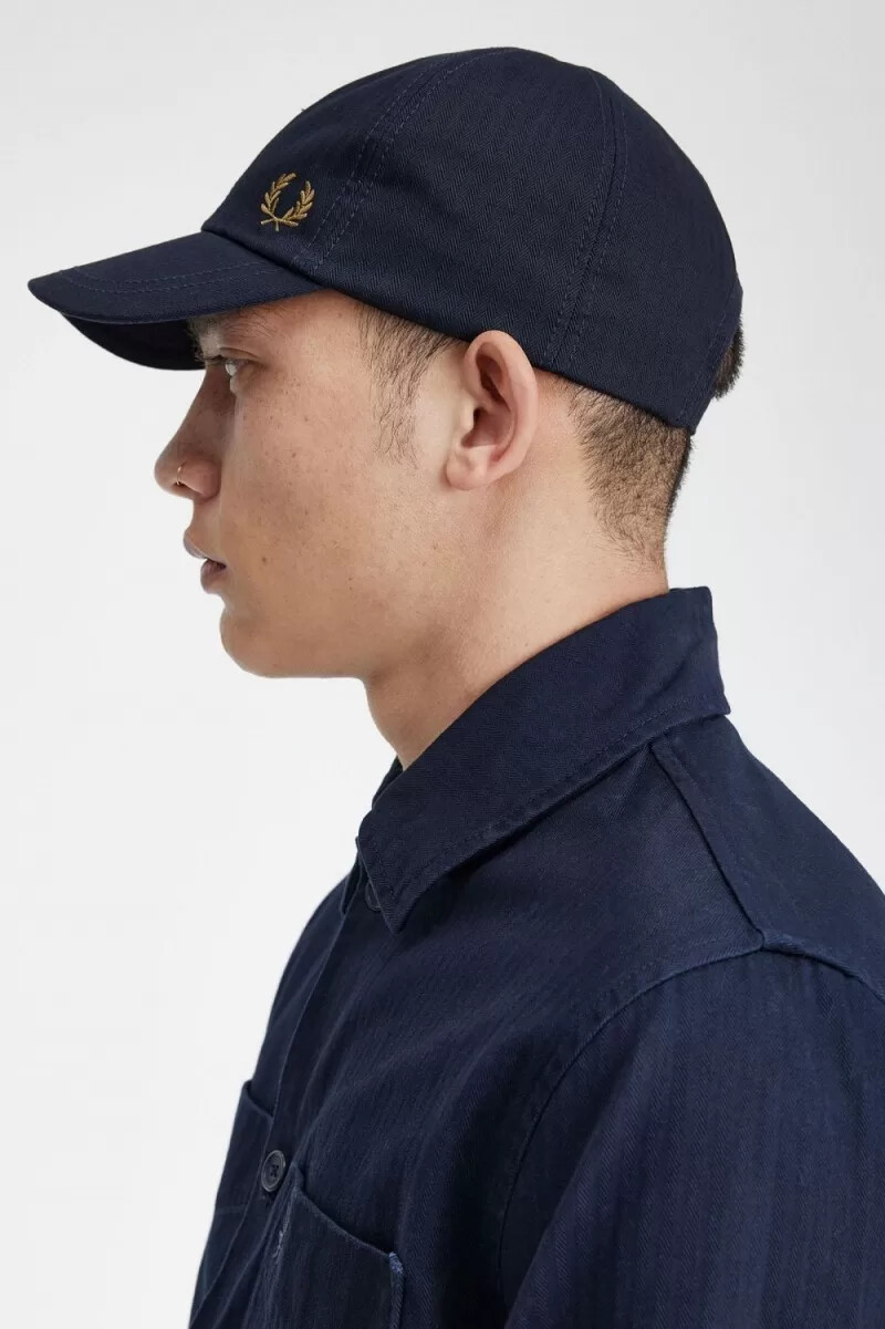 fred perry herrkeps herr marinblå
