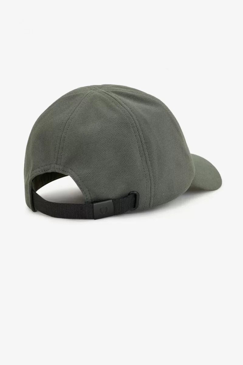fred perry classic pique herrkeps field green black