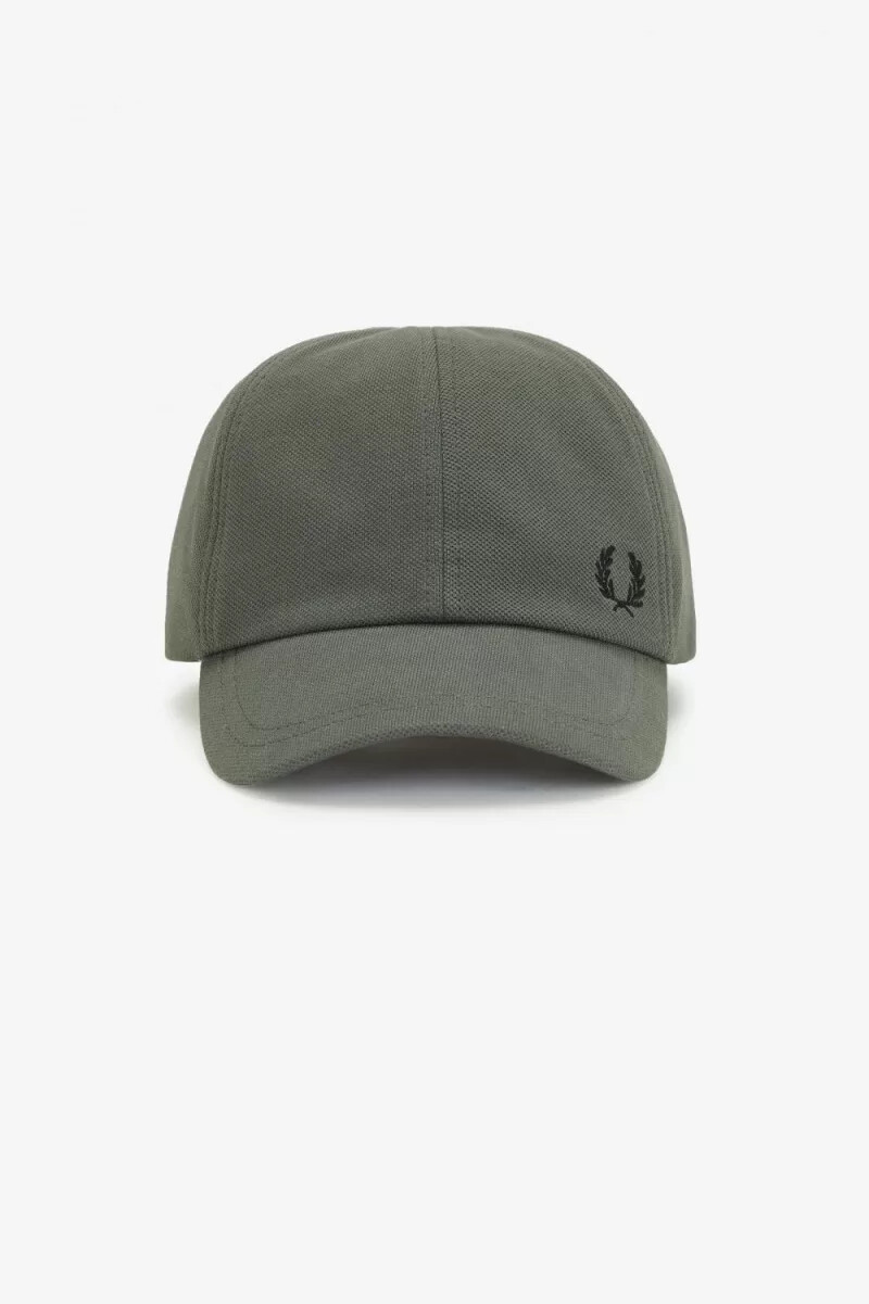 fred perry classic pique herrkeps field green black