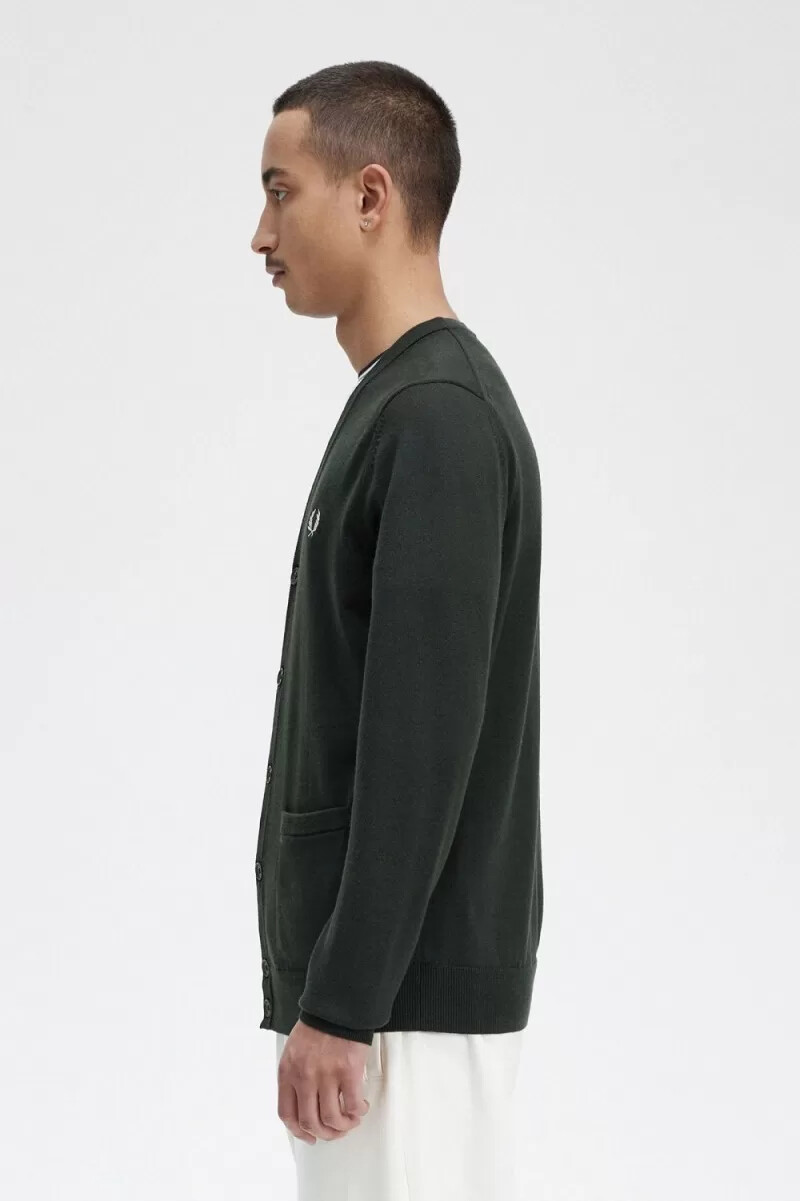 fred perry classic herr kofta nattgrön