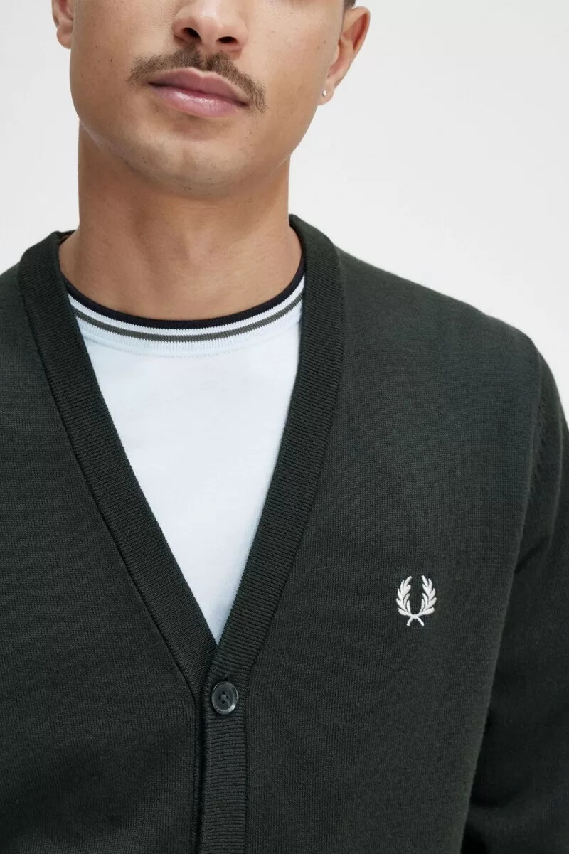 fred perry classic herr kofta nattgrön