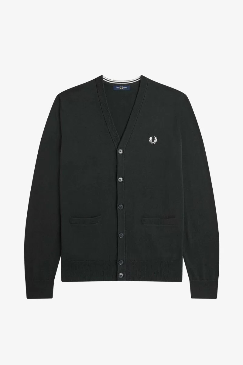 fred perry classic herr kofta nattgrön