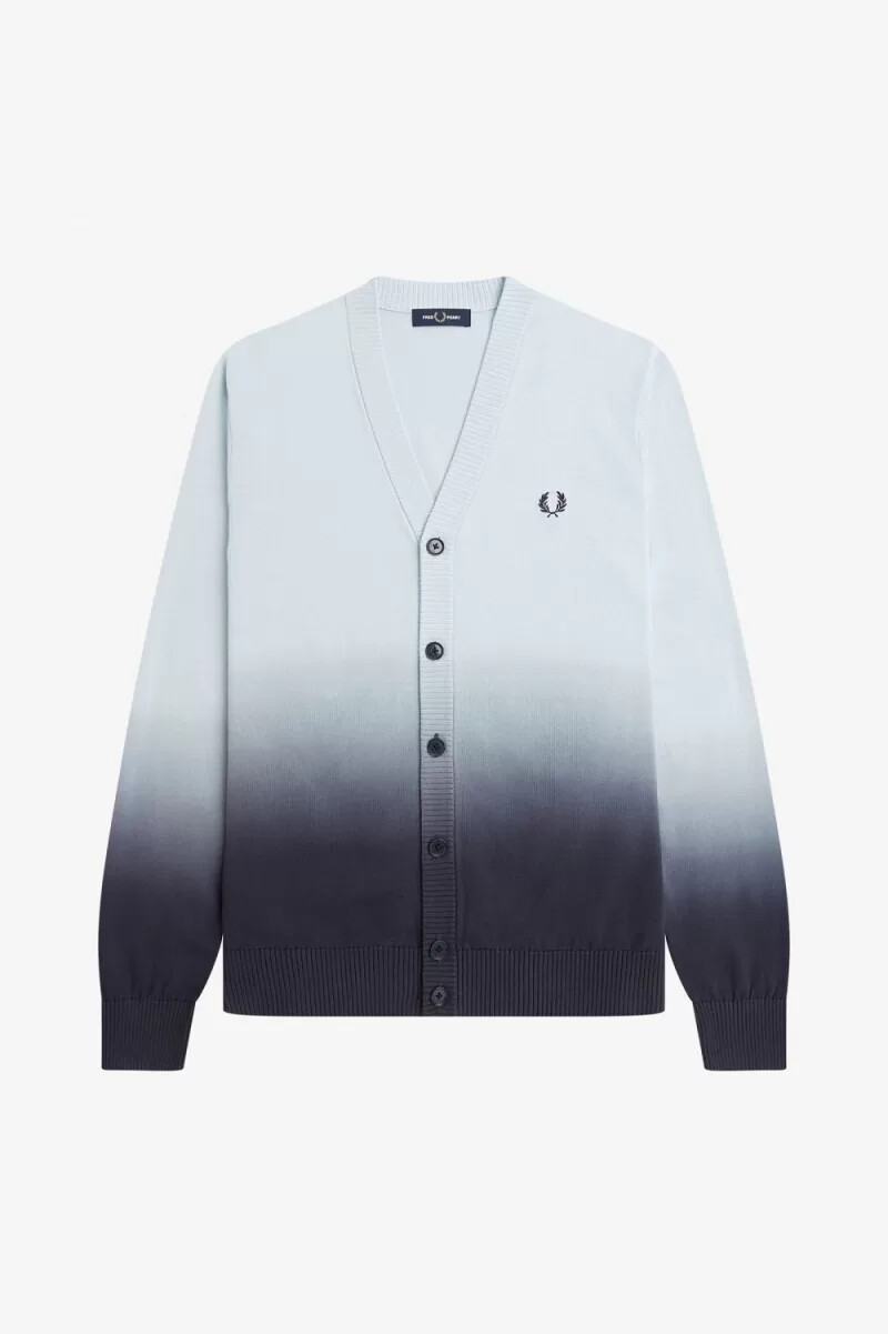 fred perry ombre herr kofta ljus aqua