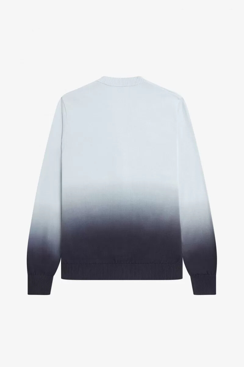 fred perry ombre herr kofta ljus aqua