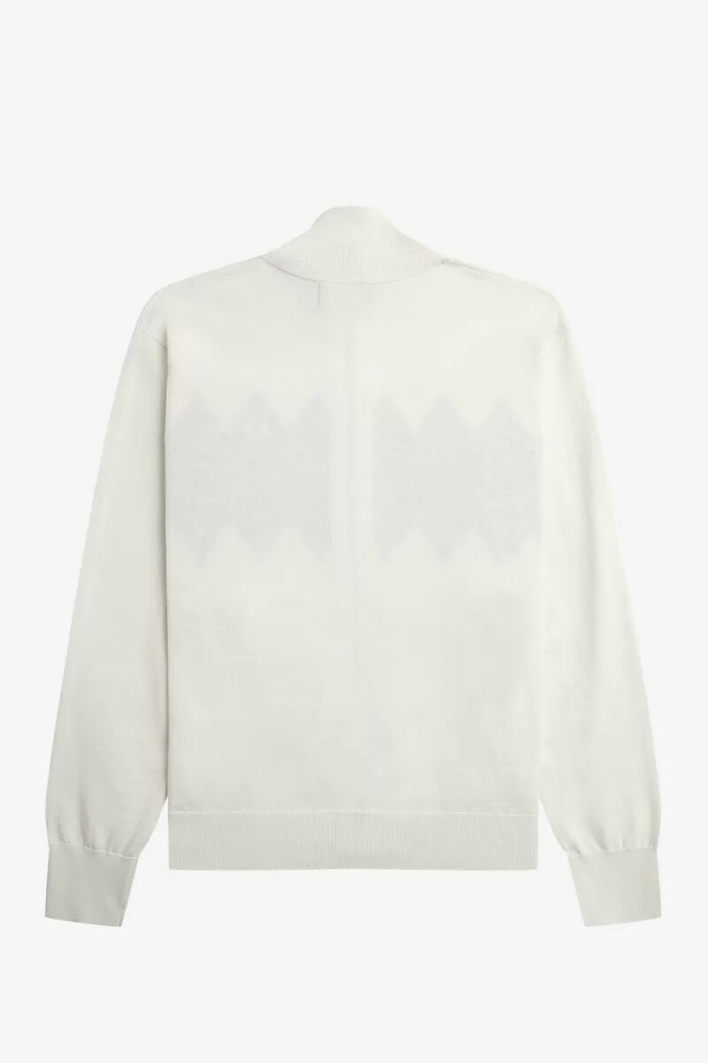 fred perry diamond intarsia herr kofta snövit