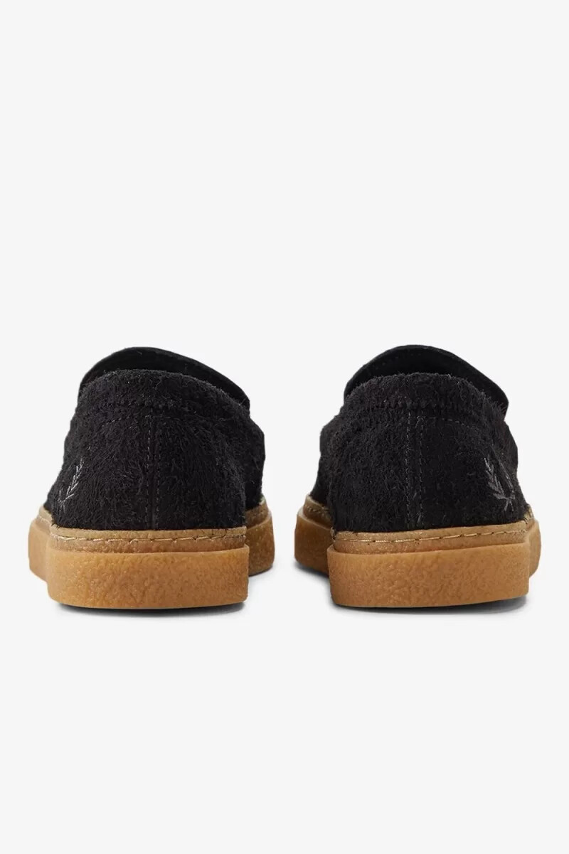 fred perry dawson tassel herrloafers svarta