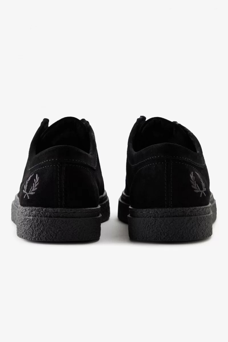fred perry low dawson herrloafers svarta