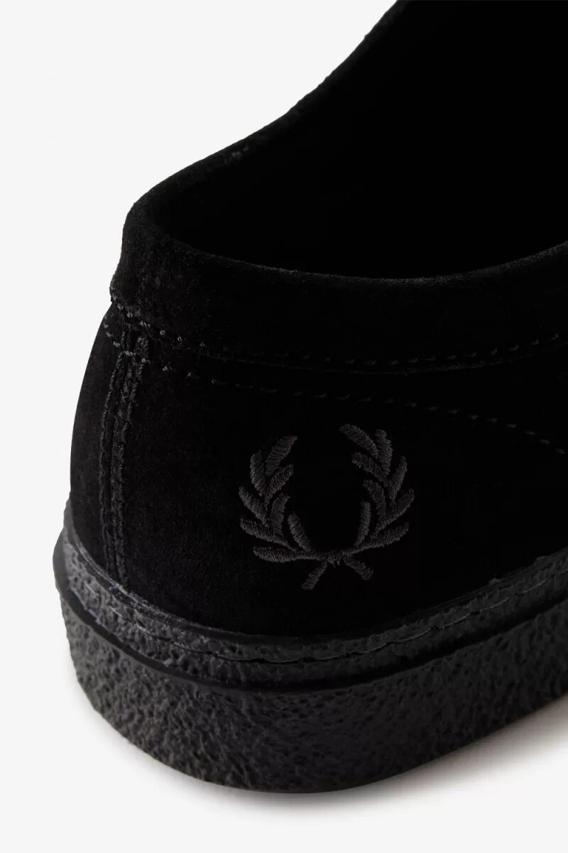 fred perry low dawson herrloafers svarta
