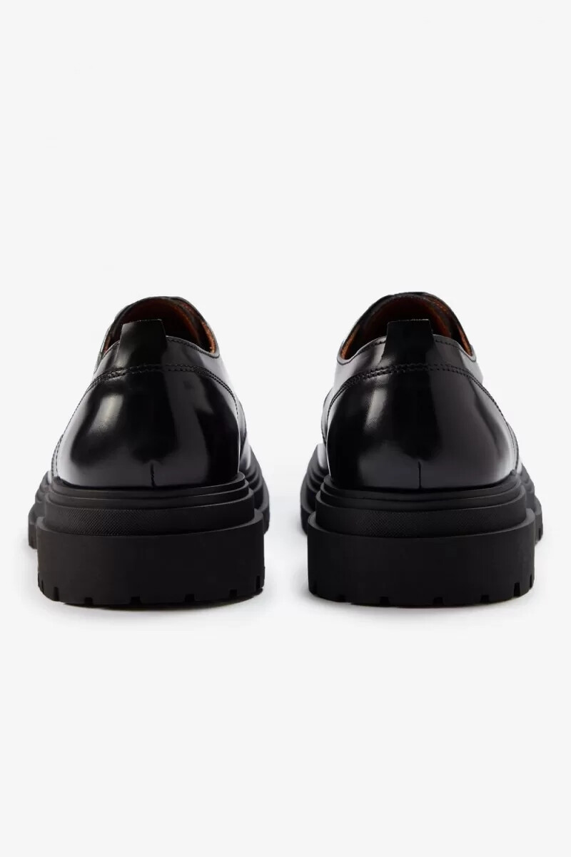 fred perry derby herrloafers svarta