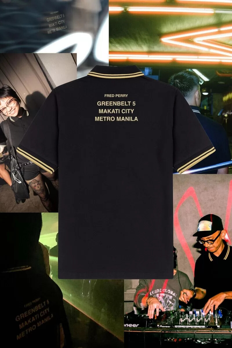 fred perry makati m12 herr pikétröja svart champagne