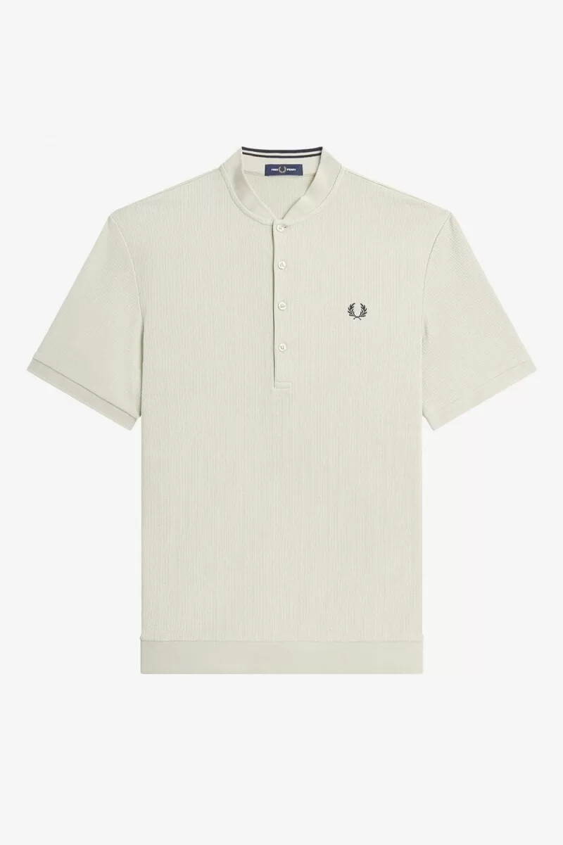 fred perry henley herr pikétröja ljus mintgrön