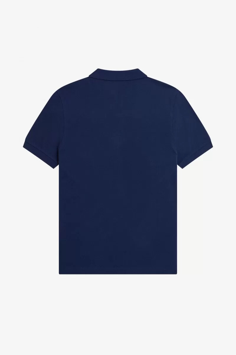 fred perry harlequin herr pikétröja fransk marinblå