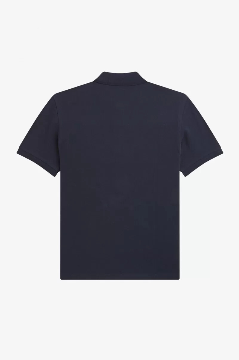 fred perry glitch stripe herr pikétröja marinblå