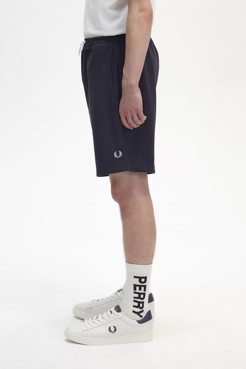 fred perry reverse tricot herrshorts marinblå