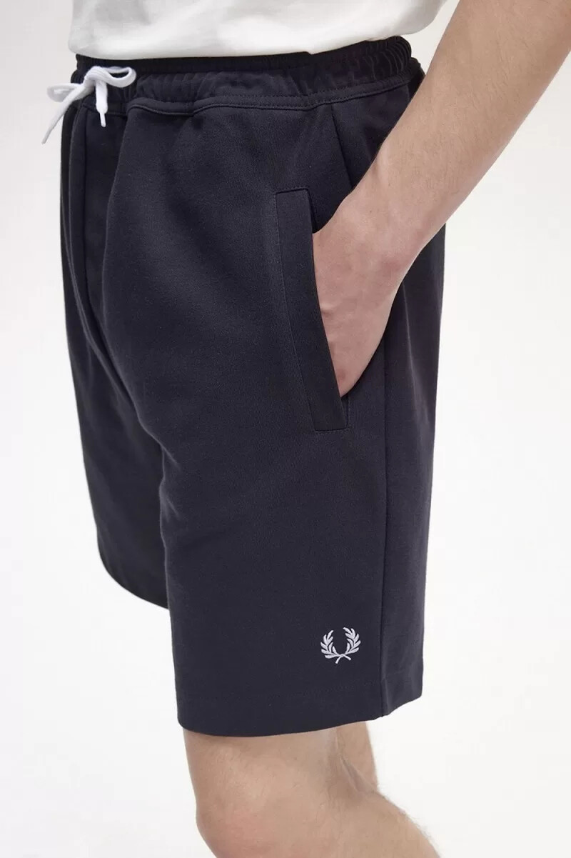 fred perry reverse tricot herrshorts marinblå