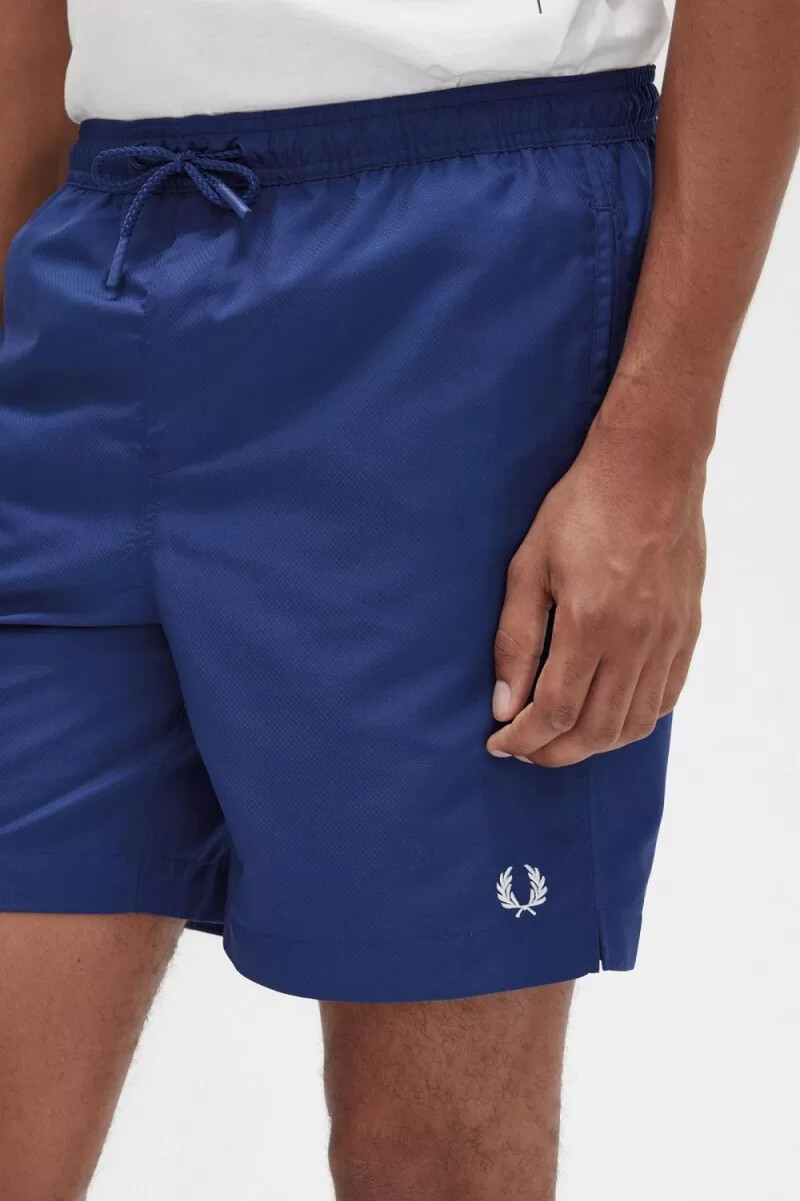 fred perry classic badshorts herr marinblå