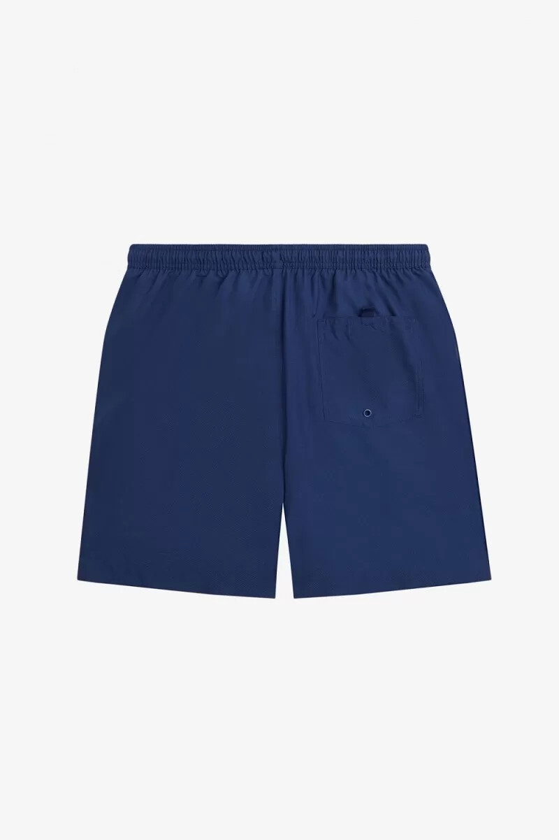 fred perry classic badshorts herr marinblå