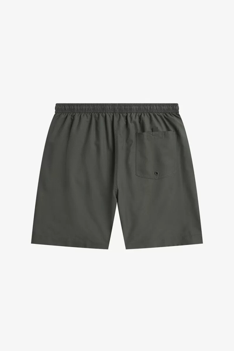 fred perry classic badshorts herr grön
