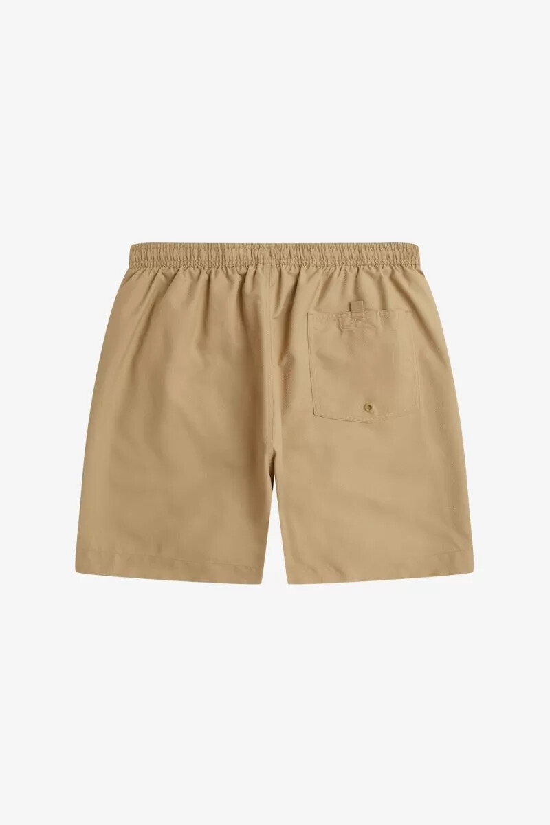 fred perry classic badshorts herr grön